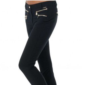 MDC Black Stretch Zip Ankle Golf Pants